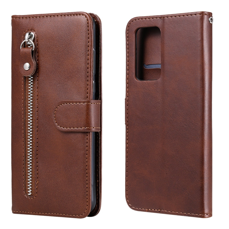 Fashion Calf Texture Zipper Custodia in pelle a vibrazione orizzontale con supporto e slot per schede e portafoglio, For OPPO Reno6 Pro+ 5G, For OPPO Reno6 Pro 5G, For OPPO Reno6 5G