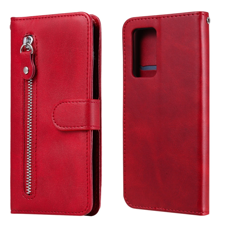 Fashion Calf Texture Zipper Custodia in pelle a vibrazione orizzontale con supporto e slot per schede e portafoglio, For OPPO Reno6 Pro+ 5G, For OPPO Reno6 Pro 5G, For OPPO Reno6 5G