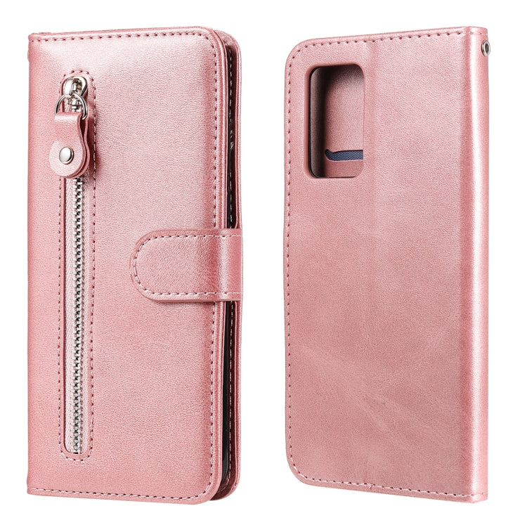 Fashion Calf Texture Zipper Custodia in pelle a vibrazione orizzontale con supporto e slot per schede e portafoglio, For OPPO Reno6 Pro+ 5G, For OPPO Reno6 Pro 5G, For OPPO Reno6 5G