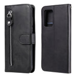 Fashion Calf Texture Zipper Custodia in pelle a vibrazione orizzontale con supporto e slot per schede e portafoglio, For OPPO Reno6 Pro+ 5G, For OPPO Reno6 Pro 5G, For OPPO Reno6 5G