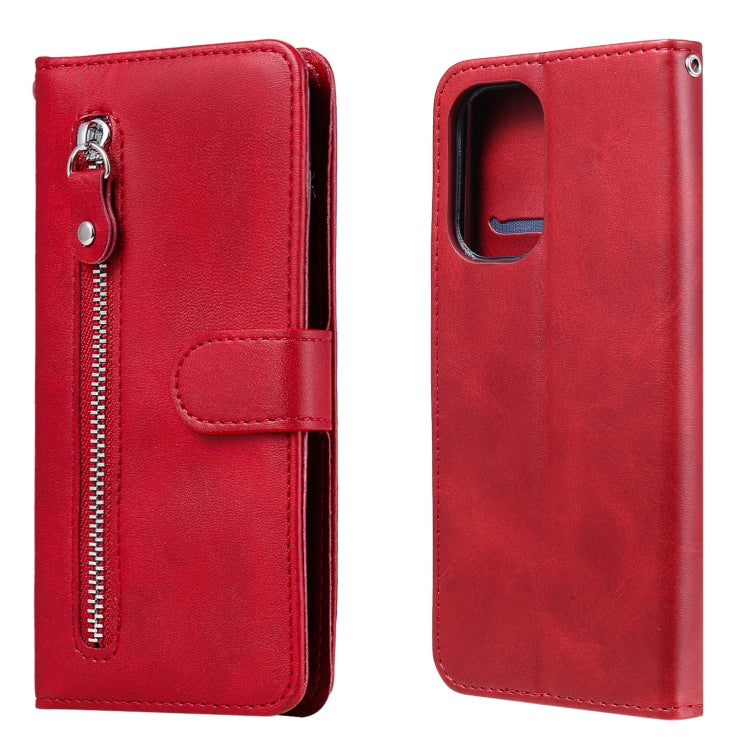 Fashion Calf Texture Zipper Custodia in pelle a vibrazione orizzontale con supporto e slot per schede e portafoglio, For Xiaomi Redmi K40, For Xiaomi Redmi K40 Pro, For Xiaomi Redmi Note 10 5G / Poco M3 Pro 5G, For Xiaomi Mi 11 Ultra