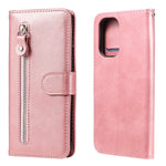 Custodia portafoglio in pelle con zip per Xiaomi compatibili