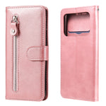 Custodia portafoglio in pelle con zip per Xiaomi compatibili