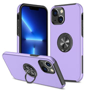 Custodia protettiva magnetica antiurto PC + TPU con supporto per anello invisibile, For iPhone 13 Pro Max