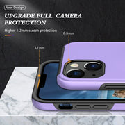 Custodia protettiva magnetica antiurto PC + TPU con supporto per anello invisibile, For iPhone 13 Pro Max