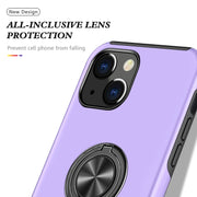 Custodia protettiva magnetica antiurto PC + TPU con supporto per anello invisibile, For iPhone 13 Pro Max