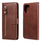 Fashion Calf Texture Zipper Custodia in pelle a vibrazione orizzontale con supporto e slot per schede e portafoglio, For Samsung Galaxy A22 4G, For Samsung Galaxy S21 FE, For Samsung Galaxy A22 5G, For Samsung Galaxy A82 5G