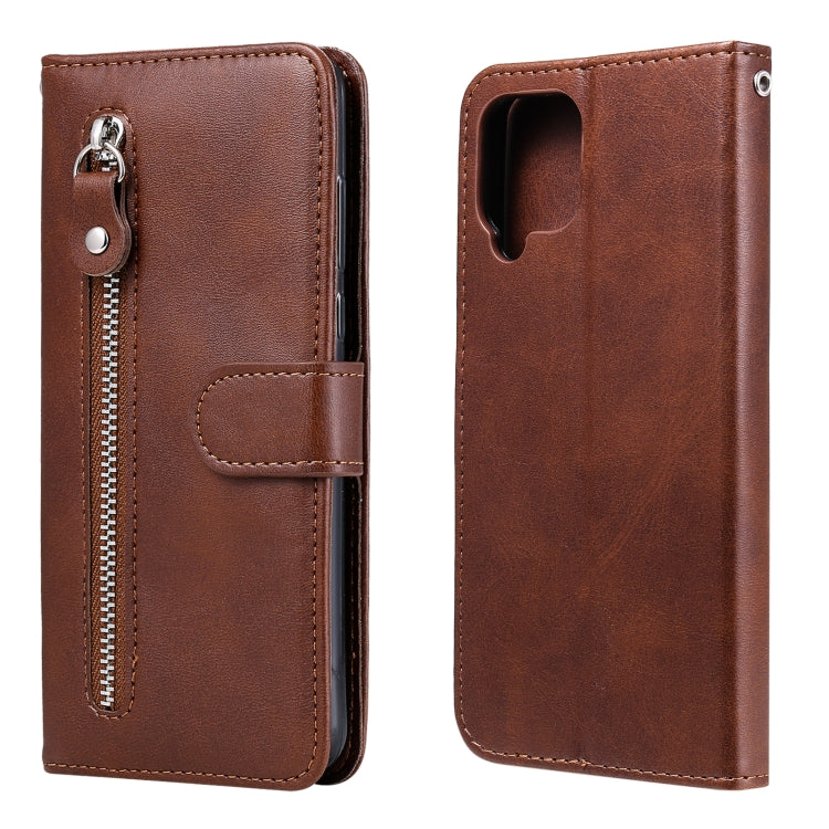 Fashion Calf Texture Zipper Custodia in pelle a vibrazione orizzontale con supporto e slot per schede e portafoglio, For Samsung Galaxy A22 4G, For Samsung Galaxy S21 FE, For Samsung Galaxy A22 5G, For Samsung Galaxy A82 5G
