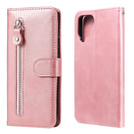 Fashion Calf Texture Zipper Custodia in pelle a vibrazione orizzontale con supporto e slot per schede e portafoglio, For Samsung Galaxy A22 4G, For Samsung Galaxy S21 FE, For Samsung Galaxy A22 5G, For Samsung Galaxy A82 5G