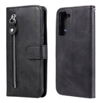 Fashion Calf Texture Zipper Custodia in pelle a vibrazione orizzontale con supporto e slot per schede e portafoglio, For Samsung Galaxy A22 4G, For Samsung Galaxy S21 FE, For Samsung Galaxy A22 5G, For Samsung Galaxy A82 5G