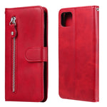 Fashion Calf Texture Zipper Custodia in pelle a vibrazione orizzontale con supporto e slot per schede e portafoglio, For Samsung Galaxy A22 4G, For Samsung Galaxy S21 FE, For Samsung Galaxy A22 5G, For Samsung Galaxy A82 5G