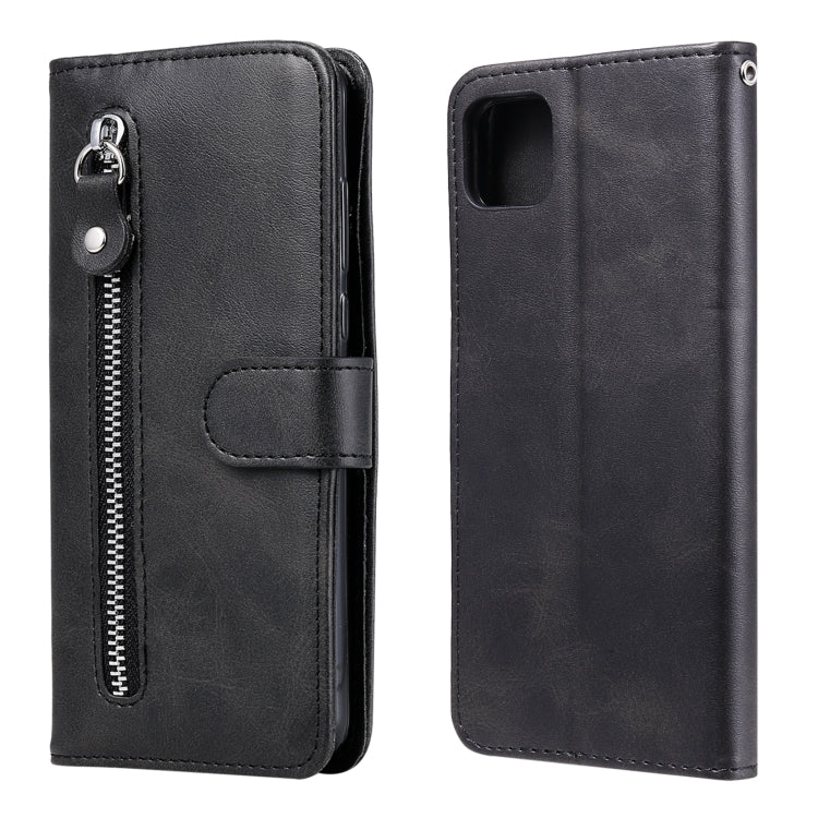 Fashion Calf Texture Zipper Custodia in pelle a vibrazione orizzontale con supporto e slot per schede e portafoglio, For Samsung Galaxy A22 4G, For Samsung Galaxy S21 FE, For Samsung Galaxy A22 5G, For Samsung Galaxy A82 5G