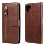 Fashion Calf Texture Zipper Custodia in pelle a vibrazione orizzontale con supporto e slot per schede e portafoglio, For Samsung Galaxy A22 4G, For Samsung Galaxy S21 FE, For Samsung Galaxy A22 5G, For Samsung Galaxy A82 5G