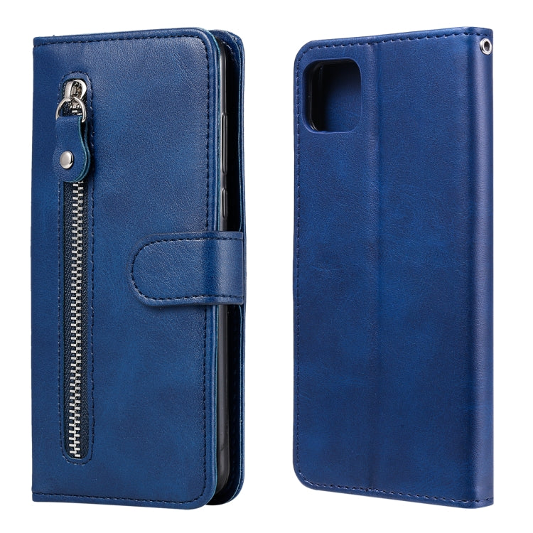 Fashion Calf Texture Zipper Custodia in pelle a vibrazione orizzontale con supporto e slot per schede e portafoglio, For Samsung Galaxy A22 4G, For Samsung Galaxy S21 FE, For Samsung Galaxy A22 5G, For Samsung Galaxy A82 5G