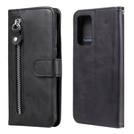 Fashion Calf Texture Zipper Custodia in pelle a vibrazione orizzontale con supporto e slot per schede e portafoglio, For Samsung Galaxy A22 4G, For Samsung Galaxy S21 FE, For Samsung Galaxy A22 5G, For Samsung Galaxy A82 5G