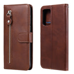 Fashion Calf Texture Zipper Custodia in pelle a vibrazione orizzontale con supporto e slot per schede e portafoglio, For Samsung Galaxy A22 4G, For Samsung Galaxy S21 FE, For Samsung Galaxy A22 5G, For Samsung Galaxy A82 5G