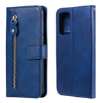 Fashion Calf Texture Zipper Custodia in pelle a vibrazione orizzontale con supporto e slot per schede e portafoglio, For Samsung Galaxy A22 4G, For Samsung Galaxy S21 FE, For Samsung Galaxy A22 5G, For Samsung Galaxy A82 5G