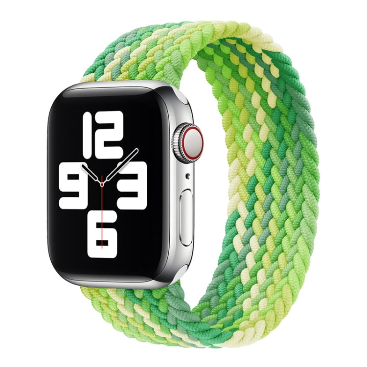 Cinturino di ricambio in nylon intrecciato ad anello singolo, misura: S 135 mm per Apple Watch Series 6 e SE e 5 e 4 40 mm / 3 e 2 e 1 38 mm, S 135mm 40mm / 38 mm