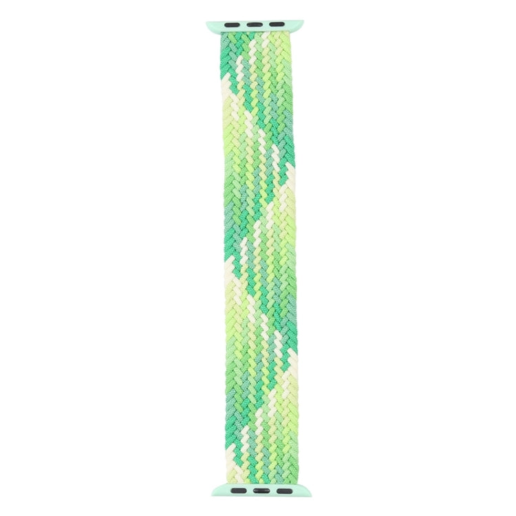 Cinturino di ricambio in nylon intrecciato ad anello singolo, misura: L 155 mm per Apple Watch Series 6 e SE e 5 e 4 40 mm / 3 e 2 e 1 38 mm, L 155mm 40mm / 38 mm