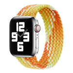 Cinturino di ricambio in nylon intrecciato ad anello singolo, misura: M 155 mm per Apple Watch Series 6 e SE e 5 e 4 44 mm / 3 e 2 e 1 42 mm, M 155mm 44mm / 42 mm