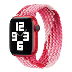Cinturino di ricambio in nylon intrecciato ad anello singolo, misura: L 165 mm per Apple Watch Series 6 e SE e 5 e 4 44 mm / 3 e 2 e 1 42 mm, L 165mm 44mm / 42 mm