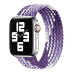 Cinturino di ricambio in nylon intrecciato ad anello singolo, misura: L 165 mm per Apple Watch Series 6 e SE e 5 e 4 44 mm / 3 e 2 e 1 42 mm, L 165mm 44mm / 42 mm