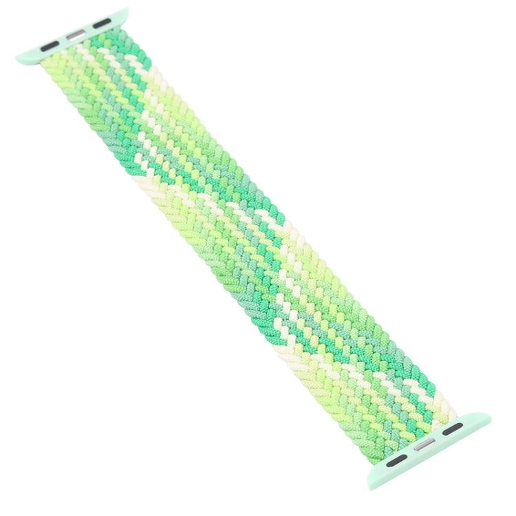 Cinturino di ricambio in nylon intrecciato ad anello singolo, misura: L 165 mm per Apple Watch Series 6 e SE e 5 e 4 44 mm / 3 e 2 e 1 42 mm, L 165mm 44mm / 42 mm