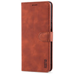 AZNS Skin Feel Calf Texture Custodia in pelle con apertura orizzontale con slot per carte, supporto e portafoglio, For Honor 50 SE