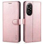 AZNS Skin Feel Calf Texture Custodia in pelle con apertura orizzontale con slot per carte, supporto e portafoglio, For Honor 50 SE
