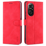 AZNS Skin Feel Calf Texture Custodia in pelle con apertura orizzontale con slot per carte, supporto e portafoglio, For Honor 50 SE