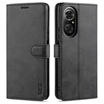 AZNS Skin Feel Calf Texture Custodia in pelle con apertura orizzontale con slot per carte, supporto e portafoglio, For Honor 50 SE