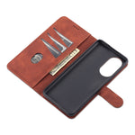AZNS Skin Feel Calf Texture Custodia in pelle con apertura orizzontale con slot per carte, supporto e portafoglio, For Honor 50 SE