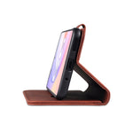 AZNS Skin Feel Calf Texture Custodia in pelle con apertura orizzontale con slot per carte, supporto e portafoglio, For Honor 50 SE