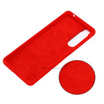 Custodia protettiva a copertura totale anticaduta in silicone liquido tinta unita, For Sony Xperia 5 III