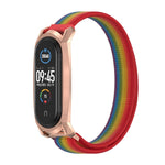 Per cinturino di ricambio Xiaomi Mi Band 6/5/4/3 Mijobs GT Nylon Loop
