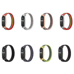Per cinturino di ricambio Xiaomi Mi Band 6/5/4/3 Mijobs GT Nylon Loop