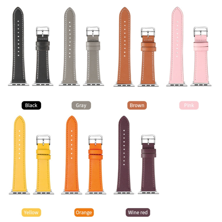 Cinturino di ricambio per cinturino in pelle a vita piccola, For Apple Watch Series 7  41mm / & 6 & SE & 5 & 4 40mm, For Apple Watch Series  7  45mm / & 6 & SE & 5 & 4 44mm