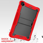Custodia protettiva antiurto in silicone + PC con supporto, For Huawei MatePad T 10s / 10, For Huawei MatePad T8