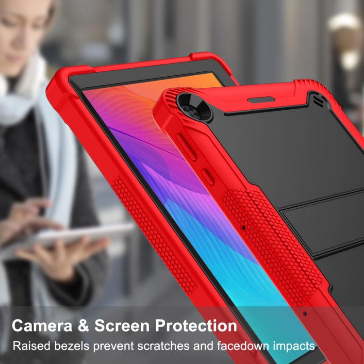 Custodia protettiva antiurto in silicone + PC con supporto, For Huawei MatePad T 10s / 10, For Huawei MatePad T8