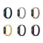 Per Xiaomi Mi Band 6/5/4/3 Mijobs Milan Magnetic Plus Cinturino di ricambio in acciaio inossidabile