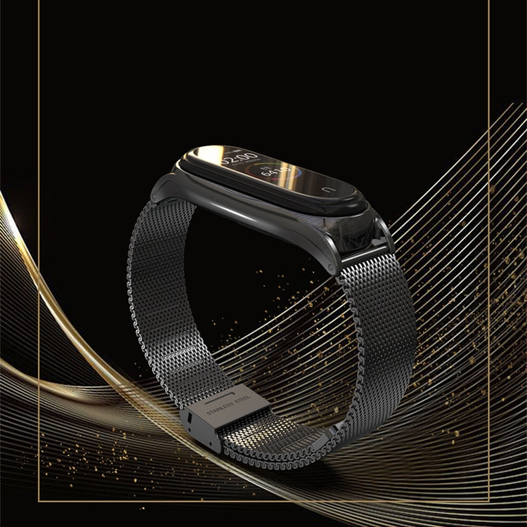 Per Xiaomi Mi Band 6/5/4/3 Mijobs Milan Buckle Plus cinturino di ricambio in acciaio inossidabile