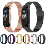 Per Xiaomi Mi Band 6/5/4/3 Mijobs Milan Buckle Plus cinturino di ricambio in acciaio inossidabile
