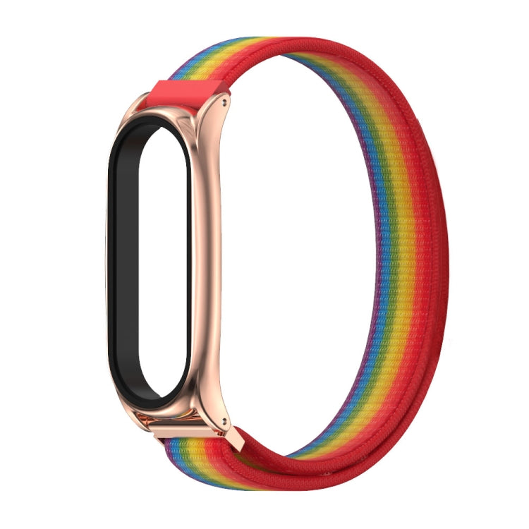 Per Xiaomi Mi Band 6/5/4/3 Mijobs Nylon Loop Plus cinturino di ricambio cinturino