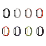 Per Xiaomi Mi Band 6/5/4/3 Mijobs Nylon Loop Plus cinturino di ricambio cinturino