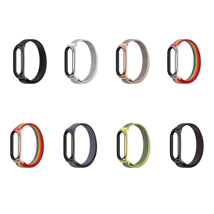 Per Xiaomi Mi Band 6/5/4/3 Mijobs Nylon Loop Plus cinturino di ricambio cinturino