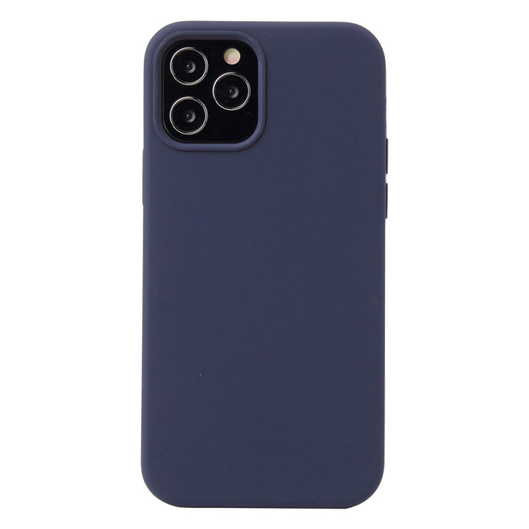 Custodia in silicone liquido tinta unita per iPhone 13