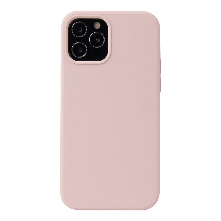 Custodia silicone antiurto tinta unita per iPhone 13 Pro