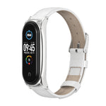 Per Xiaomi Mi Band 6/5/4/3 Mijobs First Layer Cowhide Plus cinturino di ricambio