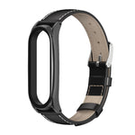 Per Xiaomi Mi Band 6/5/4/3 Mijobs First Layer Cowhide Plus cinturino di ricambio