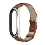 Per Xiaomi Mi Band 6/5/4/3 Mijobs First Layer Cowhide Plus cinturino di ricambio